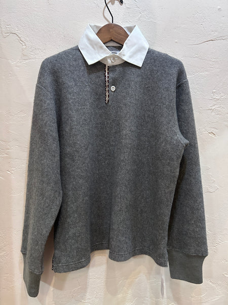 Wool French Terry Rugby Shirt