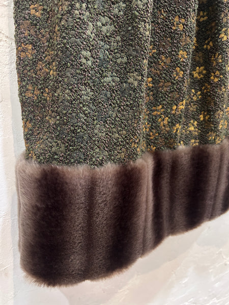 Boucle Jacquard Midi Skort