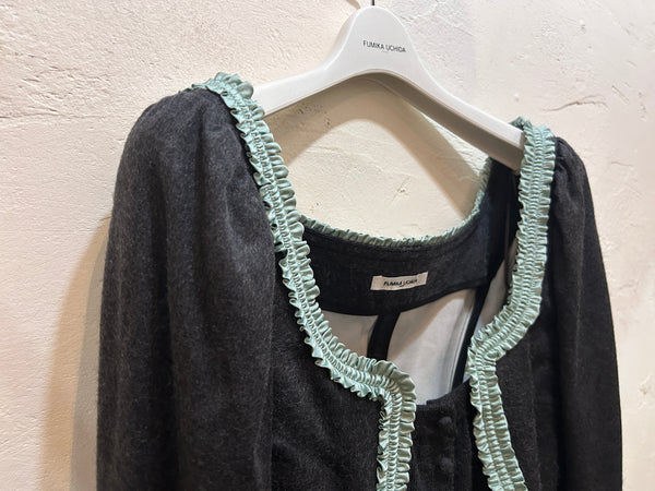 Silk Shaggy Corset Top