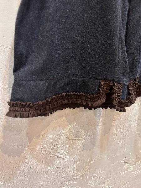 Silk Shaggy Cropped Lounge Pants
