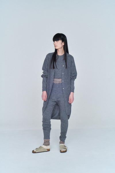wool W cardigan