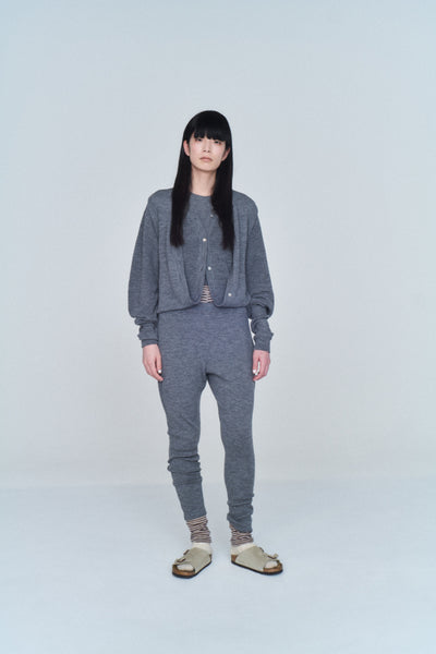 wool W cardigan
