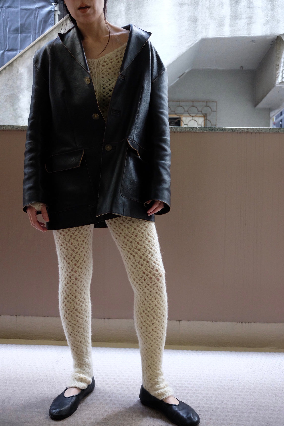 MOHAIR MESH CATSUIT